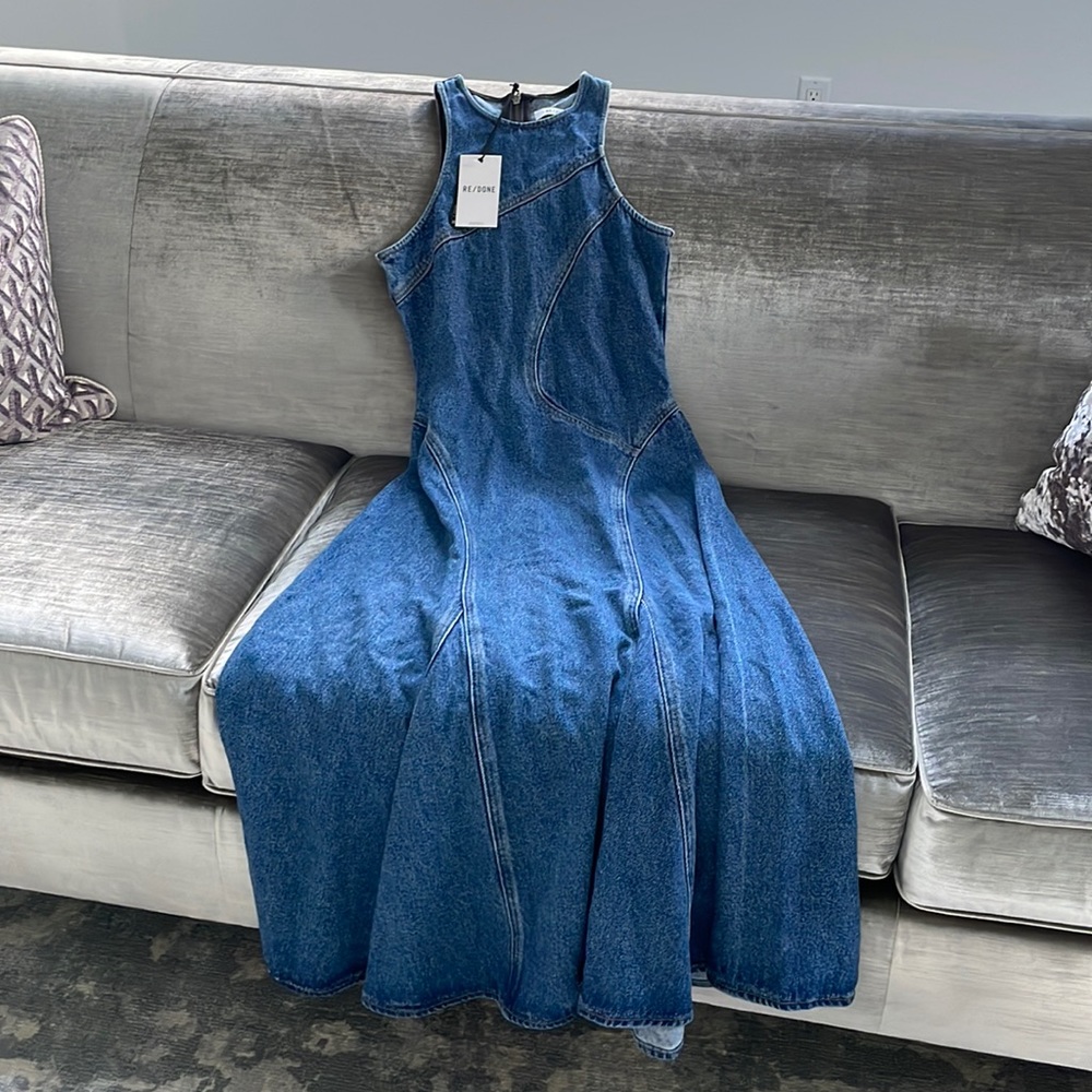NEW WITH TAGS Re/done Jean dress